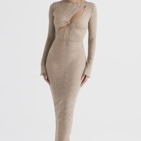 Giovanna Stone Floral Lace Maxi Dress - Image 7