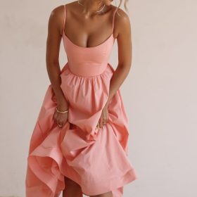 Lolita Apricot Corset Sundress