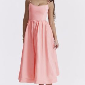 Lolita Apricot Corset Sundress - Image 8