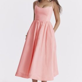 Lolita Apricot Corset Sundress - Image 9
