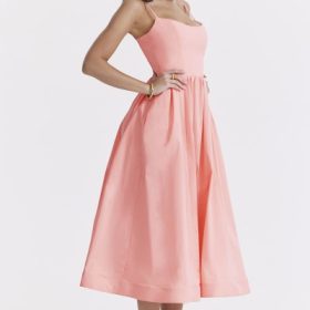 Lolita Apricot Corset Sundress - Image 12