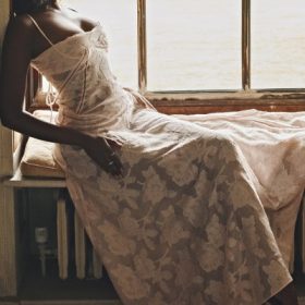 Seren Soft Pink Floral Lace Back Maxi Dress - Image 16