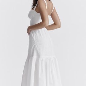 Elia White Broderie Anglaise Midi Sundress - Image 10