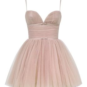 Princess French Rose Tulle Mini Dress - Image 2