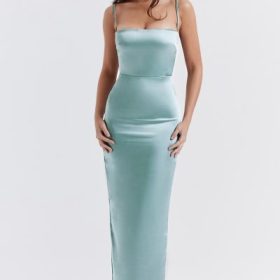 Costanza Light Jade Maxi Dress - Image 7