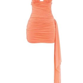 India Sorbet Gathered Mini Dress - Image 2
