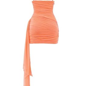 India Sorbet Gathered Mini Dress - Image 4