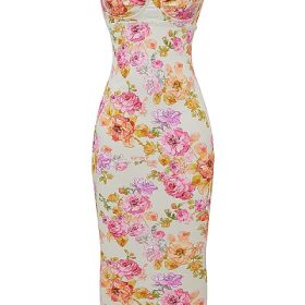 Josefina Ivory Floral Maxi Dress - Image 2