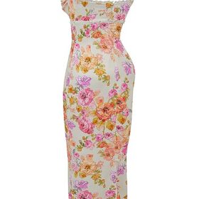 Josefina Ivory Floral Maxi Dress - Image 3
