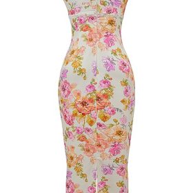 Josefina Ivory Floral Maxi Dress - Image 4