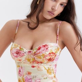 Josefina Ivory Floral Maxi Dress - Image 11
