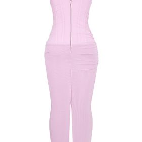 Nalini Cotton Candy Corset Maxi Dress - Image 4