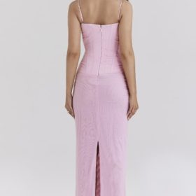 Nalini Cotton Candy Corset Maxi Dress - Image 11