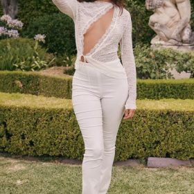 Laurel Ivory High Waisted Trousers - Image 6