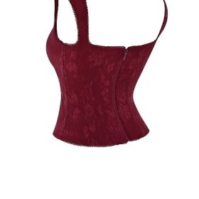 Parisa Merlot Floral Corset - Image 3