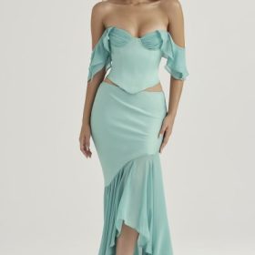 Lila Jade Ruffle Maxi Skirt - Image 5