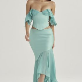 Lila Jade Ruffle Maxi Skirt - Image 9