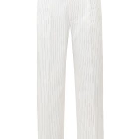 Hayden White Pinstripe High Waist Tailored Trousers - Image 2