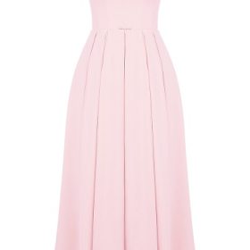 Contessa Parisian Pink Strapless Corset Midi Dress - Image 2