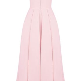 Contessa Parisian Pink Strapless Corset Midi Dress - Image 4