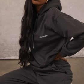 Sky Charcoal Fleece Back Jogging Trousers - Image 12