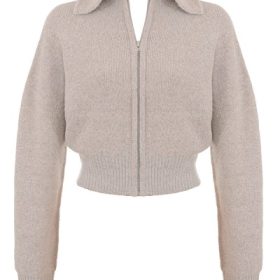 Blaise Opal Marl Knit Cropped Cardigan - Image 2