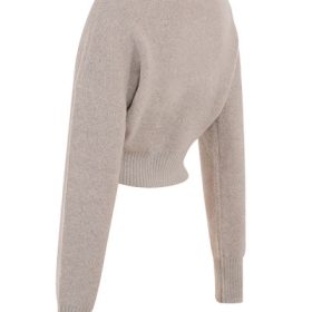 Blaise Opal Marl Knit Cropped Cardigan - Image 3