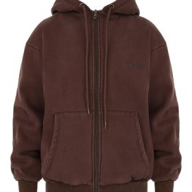 Storm Chocolate Zip Through Hoodie - Image 2