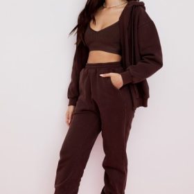 Storm Chocolate Zip Through Hoodie - Image 10