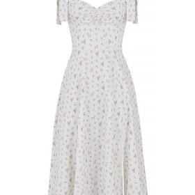 Alicia White Floral Midi Sundress - Image 2