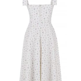 Alicia White Floral Midi Sundress - Image 4
