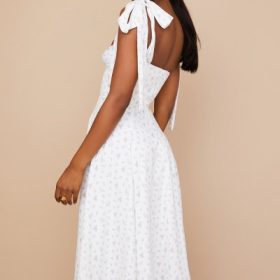 Alicia White Floral Midi Sundress - Image 14