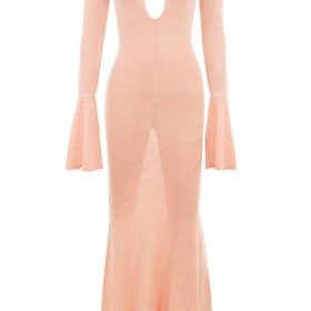Sereia Sorbet Metallic Knit Maxi Dress - Image 2