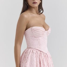 Duchess Ballerina Pink Lace Corset, Skirt and Bolero - Image 12