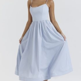 Lolita Soft Blue Corset Sundress - Image 9