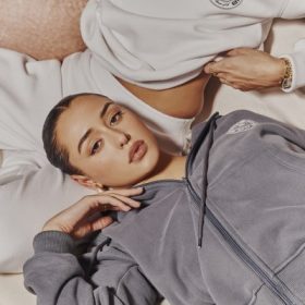 Mirage Slate Zip Through Hoodie