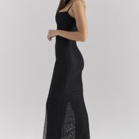 Calla Black Pearl Embellished Maxi Dress - Image 9