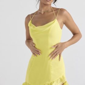 Rossella Buttercup Ruffle Mini Dress - Image 7