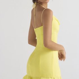 Rossella Buttercup Ruffle Mini Dress - Image 10