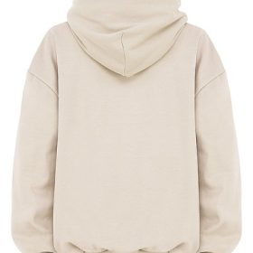 Halo Oatmeal Oversized Hoodie - Image 4