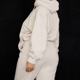 Halo Oatmeal Oversized Hoodie - Image 12