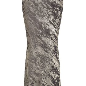 Clara Pewter Bias Cut Midi Skirt - Image 4