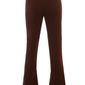 Nereida Chocolate Cashmere Blend Trousers - Image 4