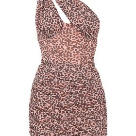 Clementine Animal Print Cut Out Mini Dress - Image 2