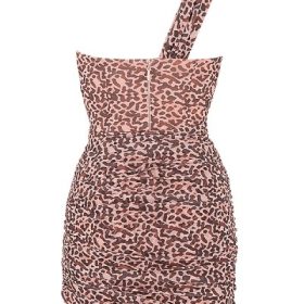 Clementine Animal Print Cut Out Mini Dress - Image 4