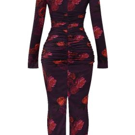Lanetta Romantic Floral Maxi Dress - Image 4
