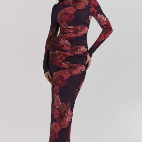 Lanetta Romantic Floral Maxi Dress - Image 5