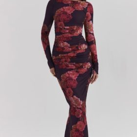 Lanetta Romantic Floral Maxi Dress - Image 7