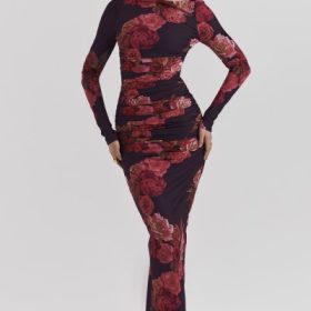 Lanetta Romantic Floral Maxi Dress - Image 8